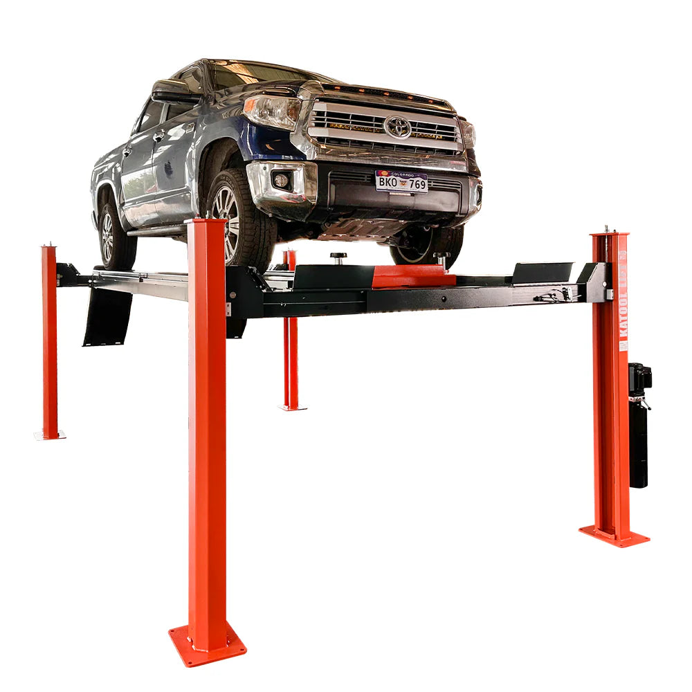 KT-4H150 Heavy Duty 4-Post Alignment Lift 15,000lbs. Rolling Jack Included