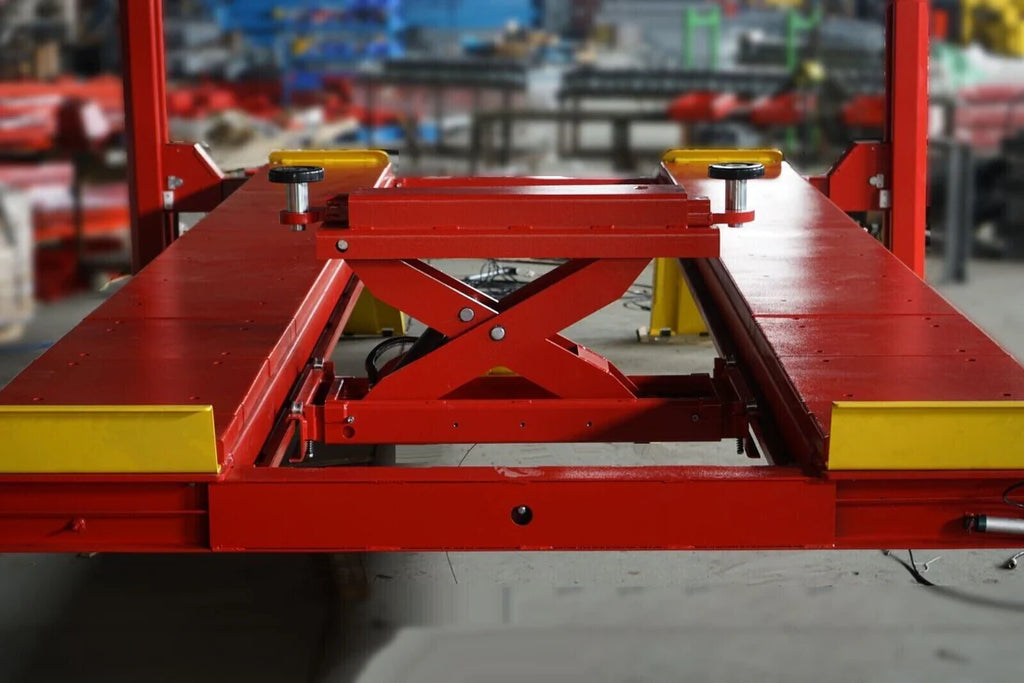 KT-4H150 Heavy Duty 4-Post Alignment Lift 15,000lbs. Rolling Jack Included