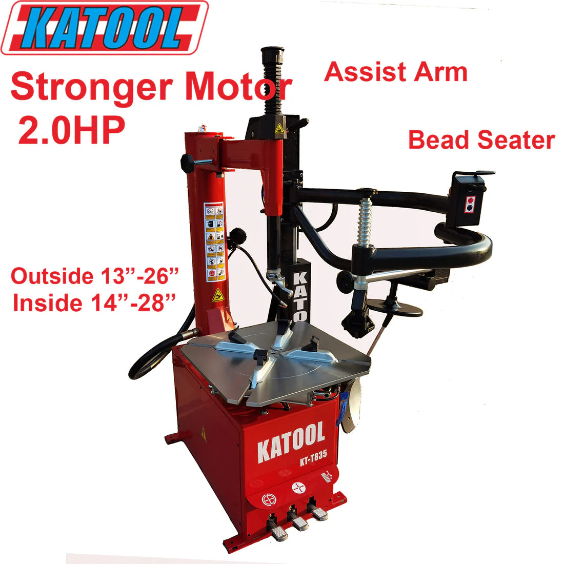 KT-T835 Wheel Clamp Tire Changer