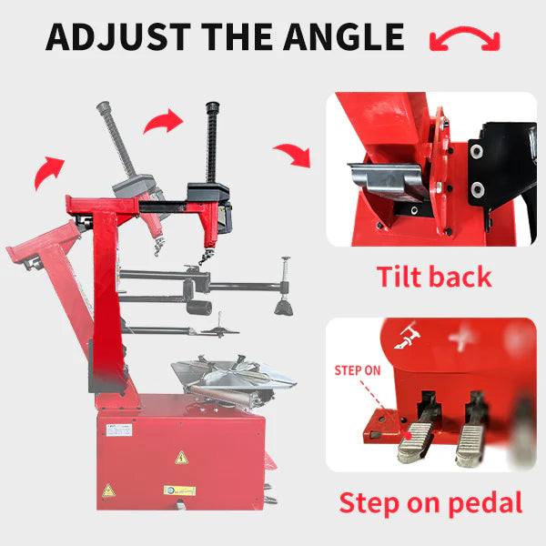 KT-T850 Tilt-Arm Wheel Clamp Tire Changer