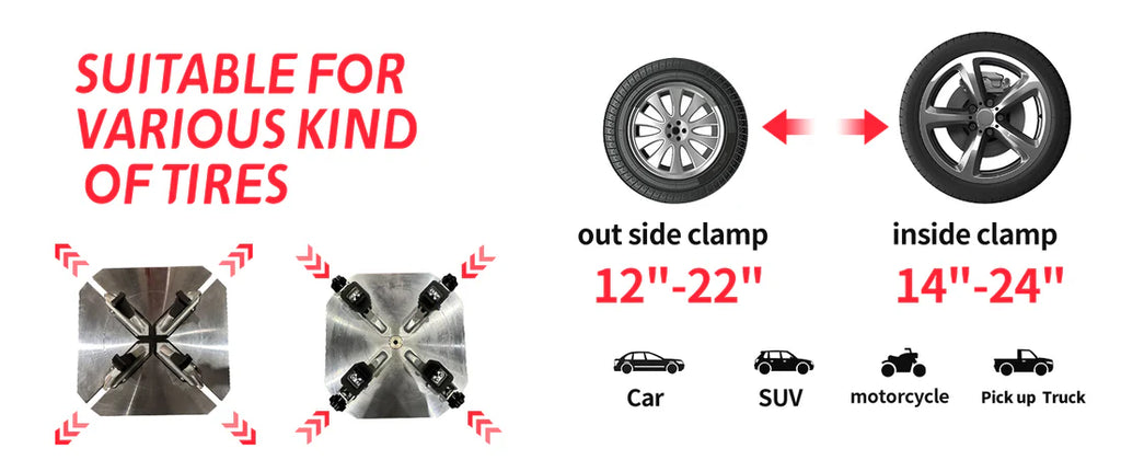 KT-T830 Wheel Clamp Tire Changer