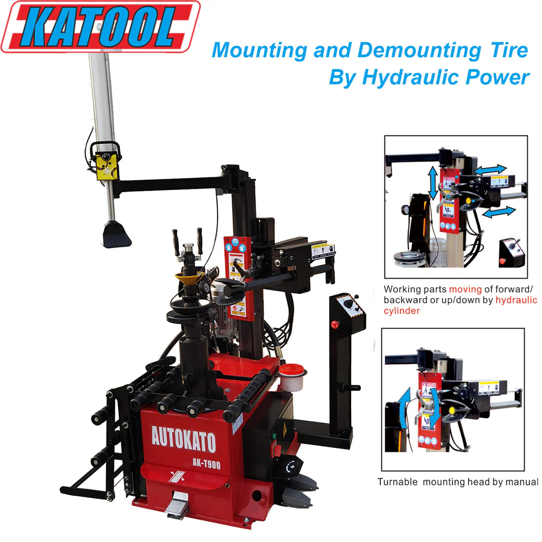 KT-T900 Center Post Tire Changer