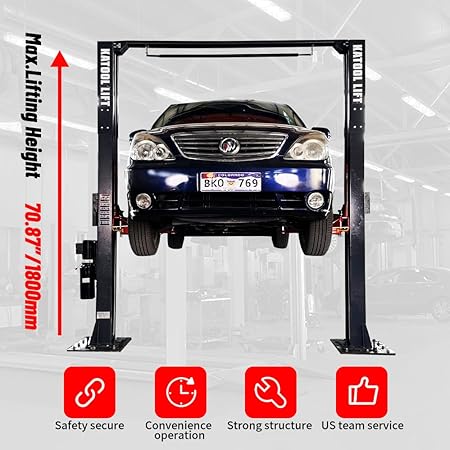 12,000lbs Single Point Lock 2 Post Lift AM120SD Car Lift Auto Lift Two Post Car Lift