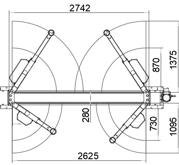 12,000lbs Single Point Lock 2 Post Lift AM120SD Car Lift Auto Lift Two Post Car Lift