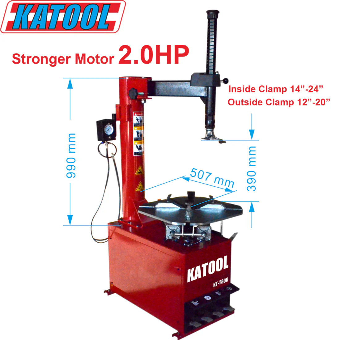 KT-T800 Wheel Clamp Tire Changer